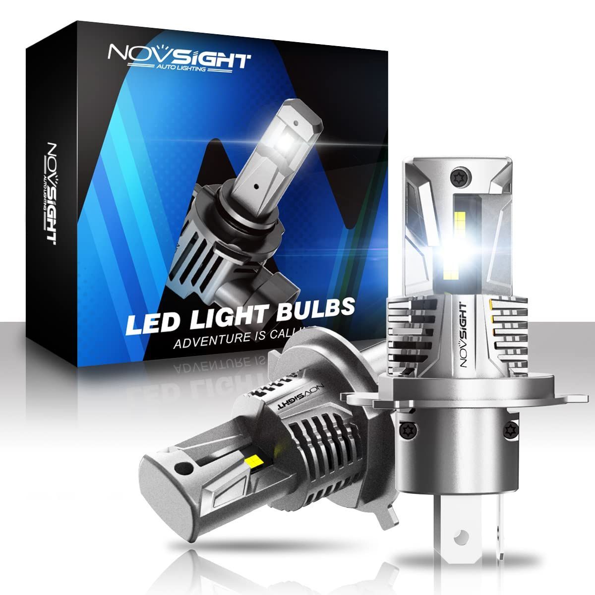 激安セール】NOVSIGHT H4 LEDヘッドライト Hi/Lo切替 新車検対応 一