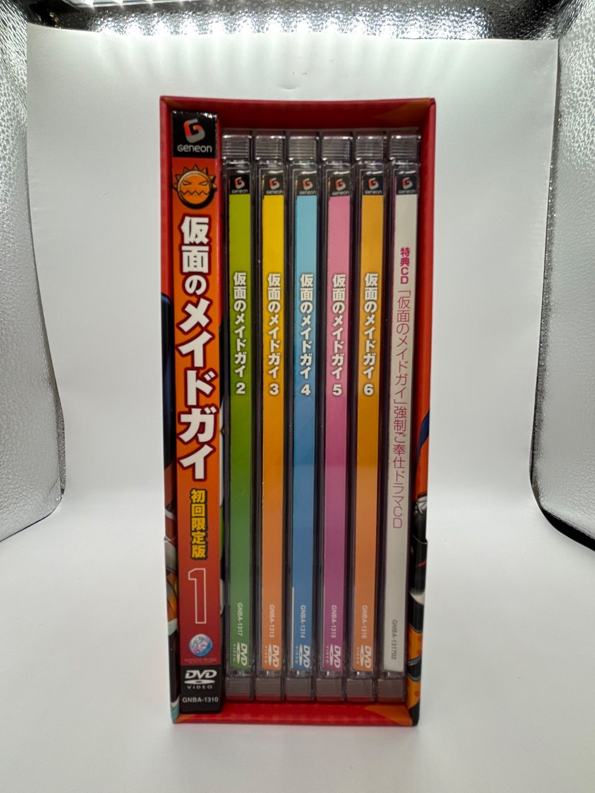 極美品】アニメDVD 仮面のメイドガイ 初回 全6巻 セット カードあり