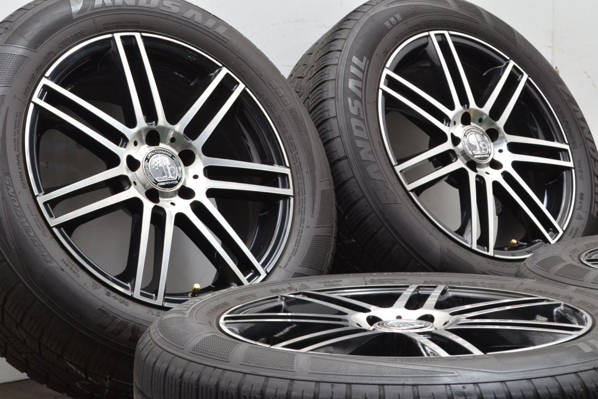 ベンツ 設計 ユーロテック ステージＴＷ7 18in 8J 40 PCD112 ランドセイル 4season 235 60R18 X253 X254 C253 GLCクラス クーペ