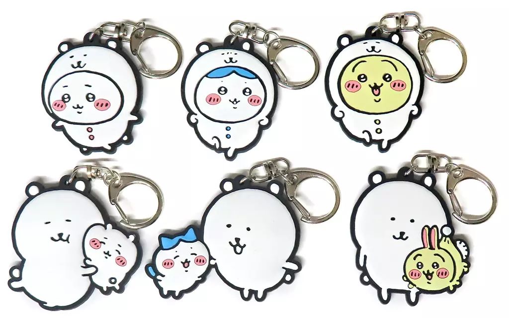 中古】雑貨 全6種セット 「自分ツッコミくま×ちいかわ なんか小さくて