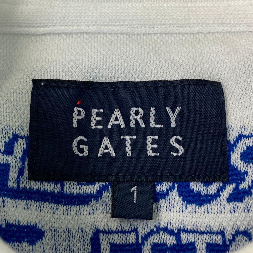 サイズ 1 PEARLY GATES パーリーゲイツ 半袖 ポロシャツ 総柄 ホワイト系 240101206438 ゴルフウェア レディース ストスト LLC-HASEGAWATOSO_COM