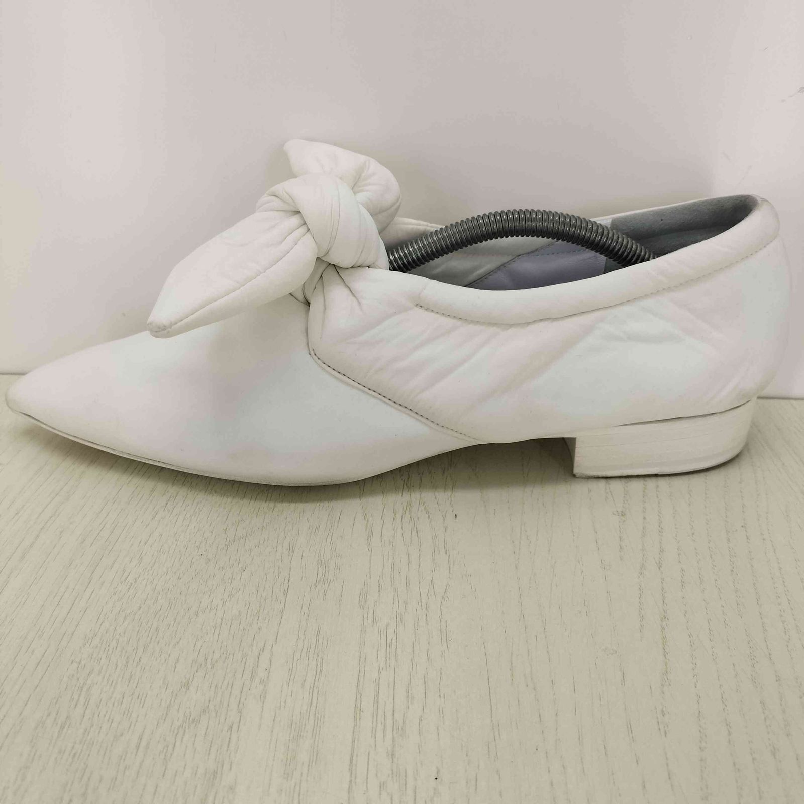 JIL SANDER ジルサンダー ポインテッドトゥ リボン 靴