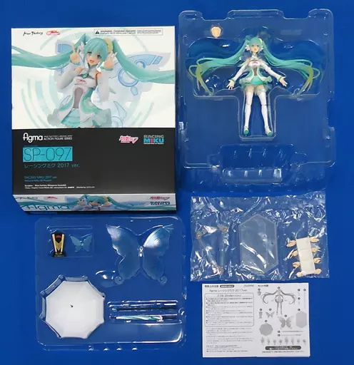 中古 フィギュア キャラクター・ボーカル・シリーズ01初音ミク レーシングミク Figma 2017年製 2015 Team UKYO 応援 ver. 【719】 Amazon.com: Max Factory Racing Miku 2015 Figma Action Figure
