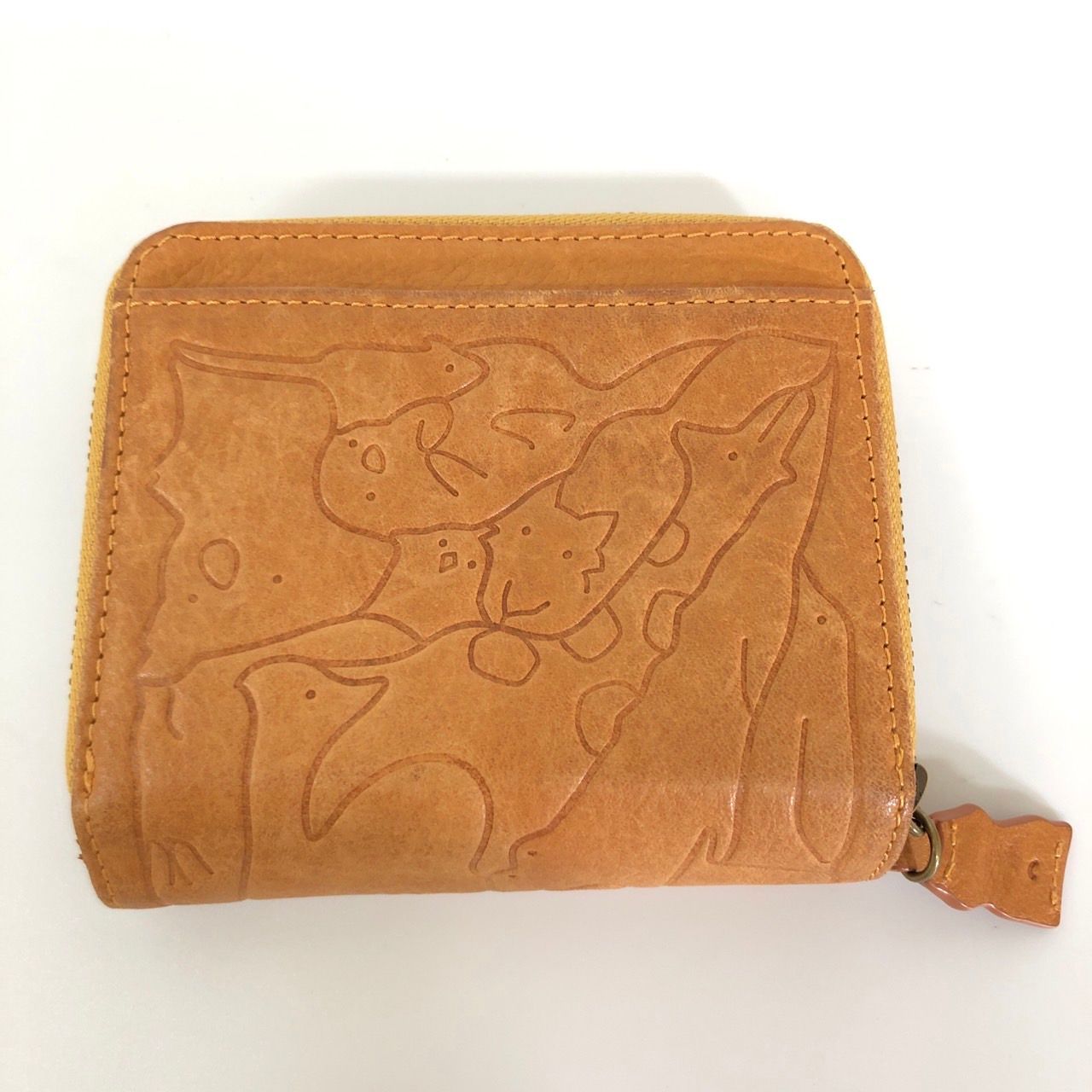 【新品】DAKOTAダコタ アニマーレ 動物パズル 二つ折り財布 オレンジ 新品】DAKOTAダコタ アニマーレ 動物パズル 二つ折り財布 オレンジ