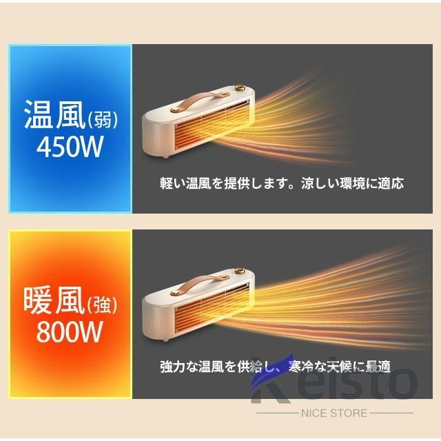 ファンヒーター 近かっ セラミックヒーター 小型 1200W 足元 オフィス 2秒即暖 電気ヒーター 卓上