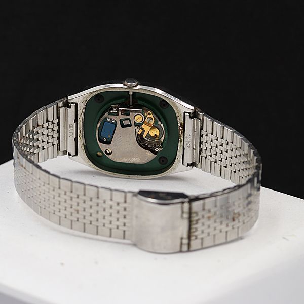 SEIKO シャリオ　メンズ　4120-9010 6530-5000 セイコー セイコーシャリオ エンブレム QZ ブラウンシルバー文字盤 4120