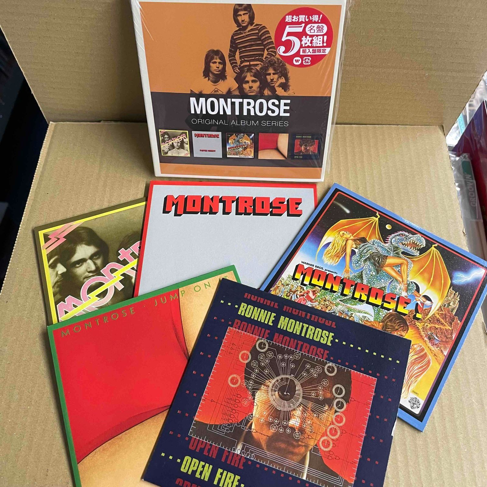 MONTROSE/ORIGINAL ALBUM SERIES CD5枚組輸入盤 洋楽ハードロック 中古 