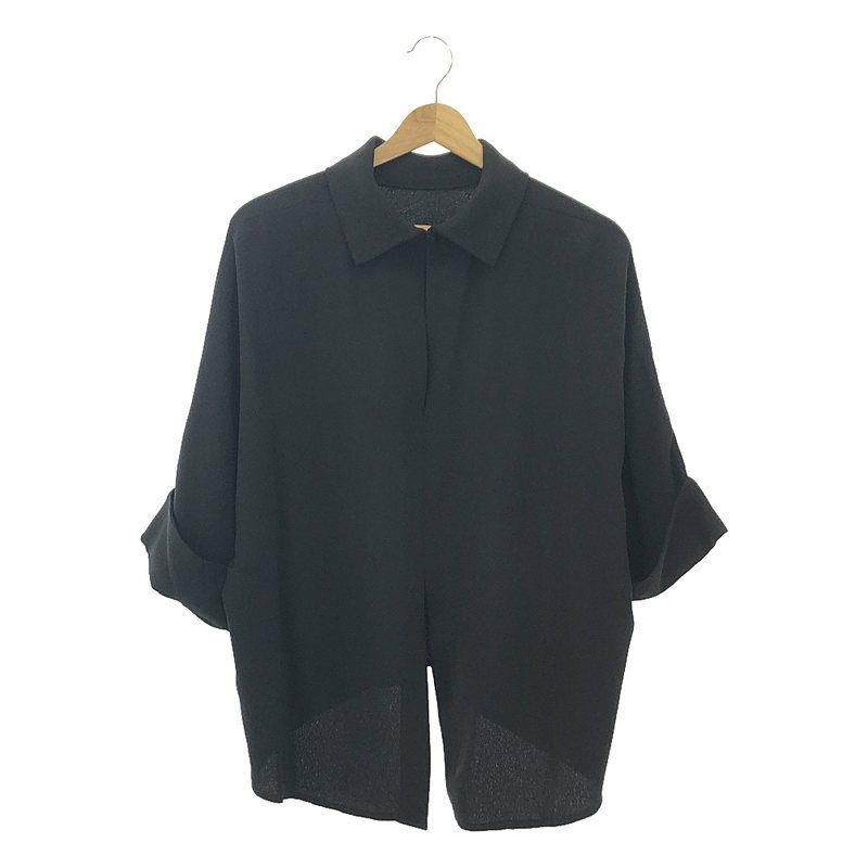 【美品】  MARK KENLY DOMINO TAN / マークケンリードミノタン | 2023AW | L'Appartement 取り扱い BAILEE 2WAY ブラウス | 36 | ブラック | レディース 美品】 MARK KENLY DOMINO TAN / マークケンリードミノタン