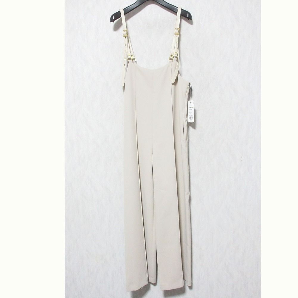 24AW Diagram ダイアグラム グレースコンチネンタル ワイドサロペット 0324317044 サイズ36 ベージュ レディース 古着