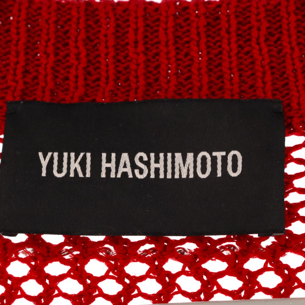 YUKI HASHIMOTO (ユウキハシモト) 22SS CHAINED JUMPER RED チェーン付 