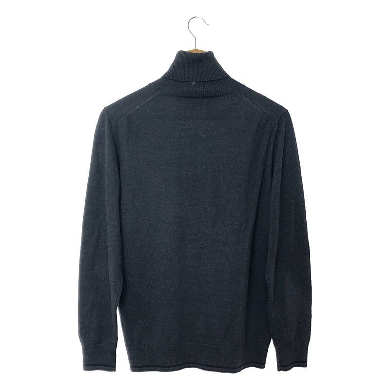 メンズ FRED PERRYフレッドペリーのタートルネックニットセーター M