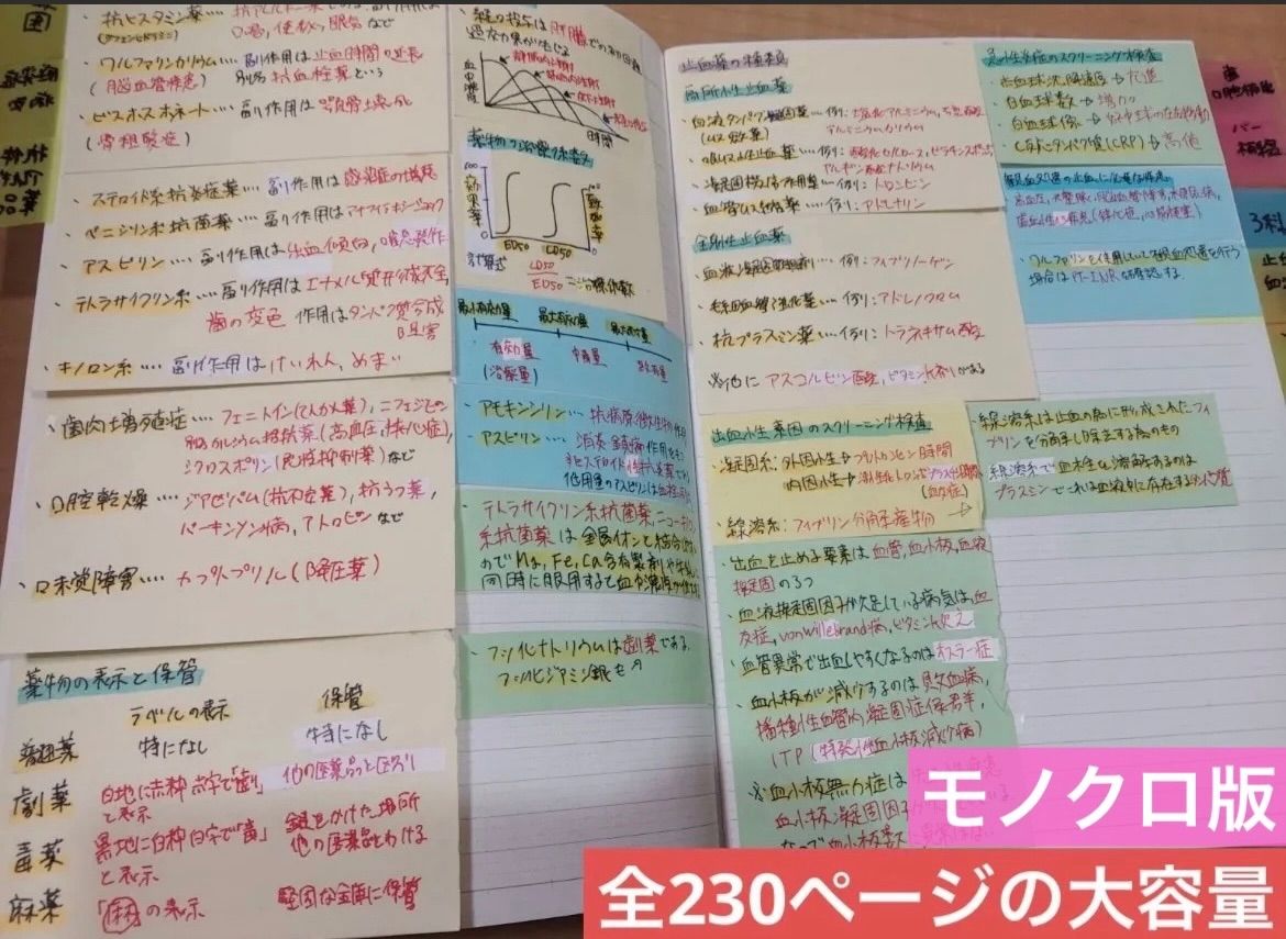 歯科衛生士付箋ノートまとめノート 勉強ノート】 最近の勉強ノートをシェアします🗒️ 私は持ち歩く