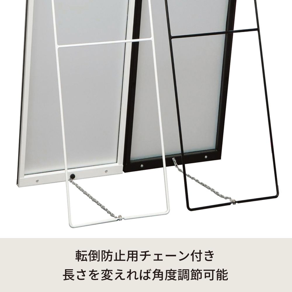 幅30cm スタイルスタンドミラー 鏡 姿見 全身鏡 カガミ かがみ ノンフレーム スリム 韓国インテリア 2802 NEXPOTALLINN_EU
