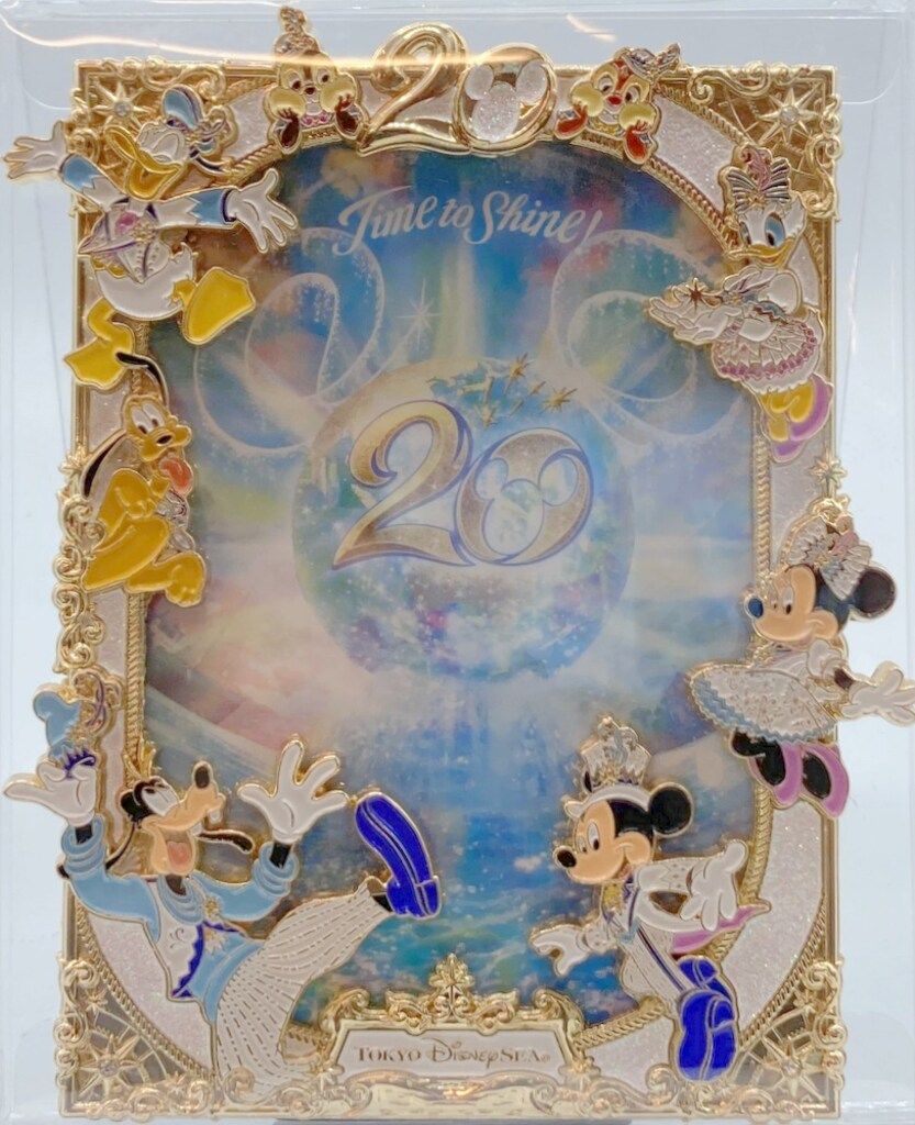 ディズニー シー 20周年 タイムトゥシャイン フォトフレーム ポスト