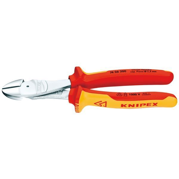 KNIPEX クニペックス 7406-160 絶縁強力斜ニッパー 1000V SB