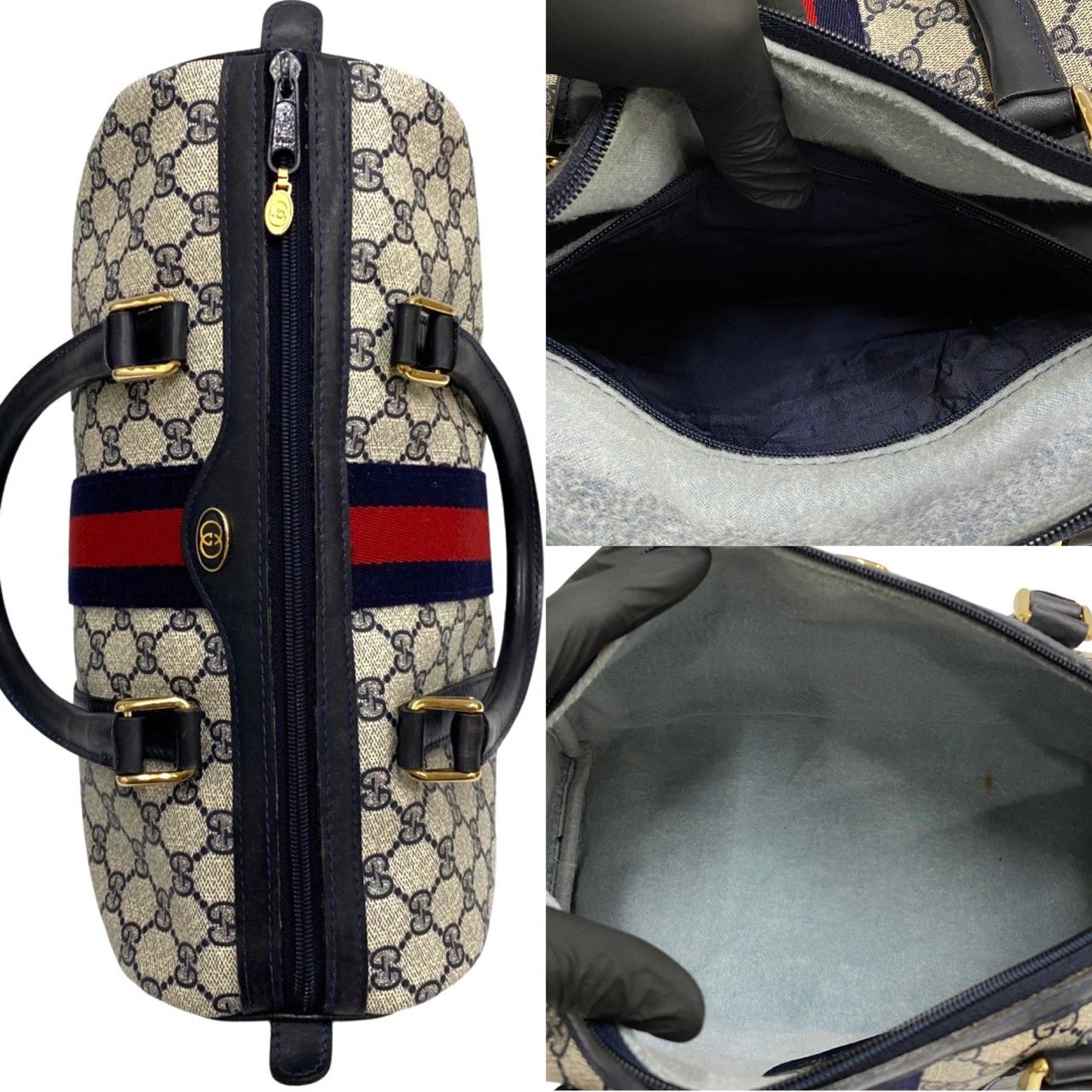 極美品 GUCCI オールドグッチ グッチ ヴィンテージ シェリーライン GG