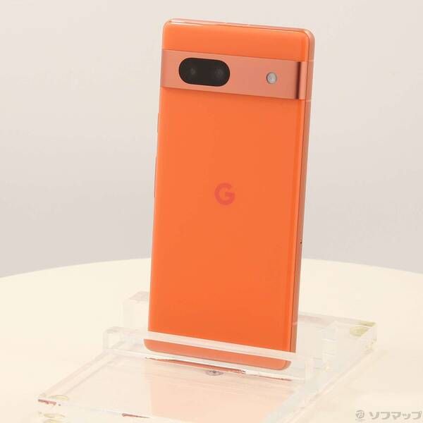 中古品〕 Google Pixel 7a 128GB コーラル GA04438-JP SIMフリー