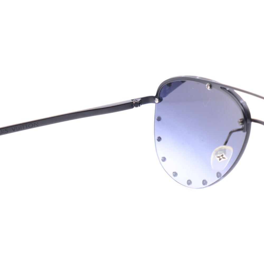 LOUIS VUITTON ルイヴィトン ザパーティ ティアドロップ モノグラムレンズ アイウェア サングラス ブラック 60□11‐140 Z0971U メンズ LOUIS VUITTON (ルイヴィトン) ザパーティ ティアドロップ