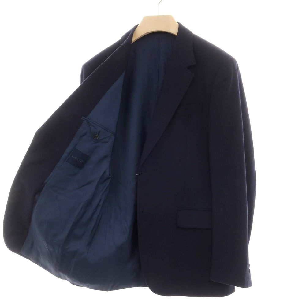 中古】ランバン LANVIN ウールカシミヤ 2つボタン テーラード
