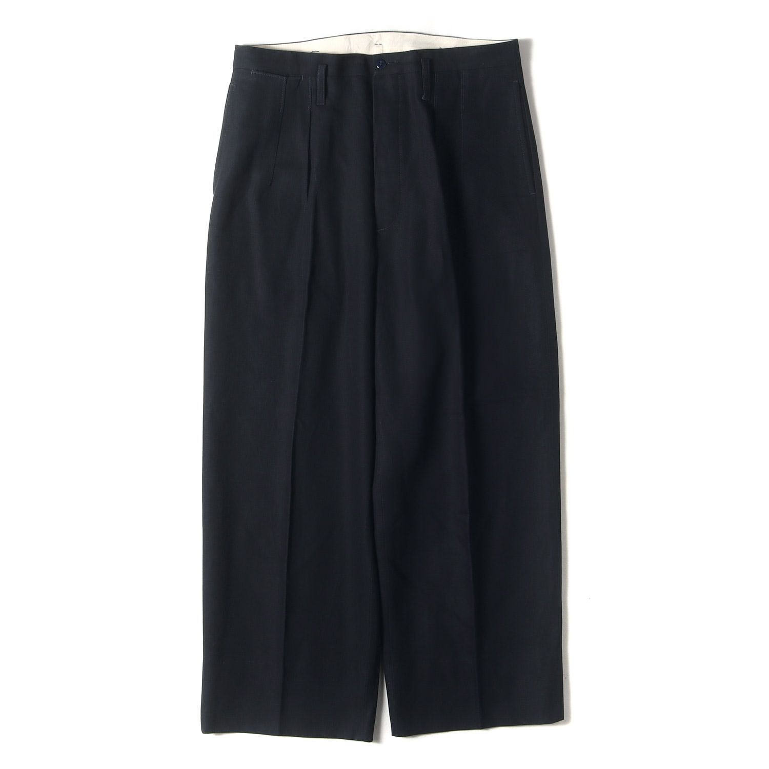 At LAST&CO アットラスト パンツ ダークネイビー 紺 サイズ:32 | 2