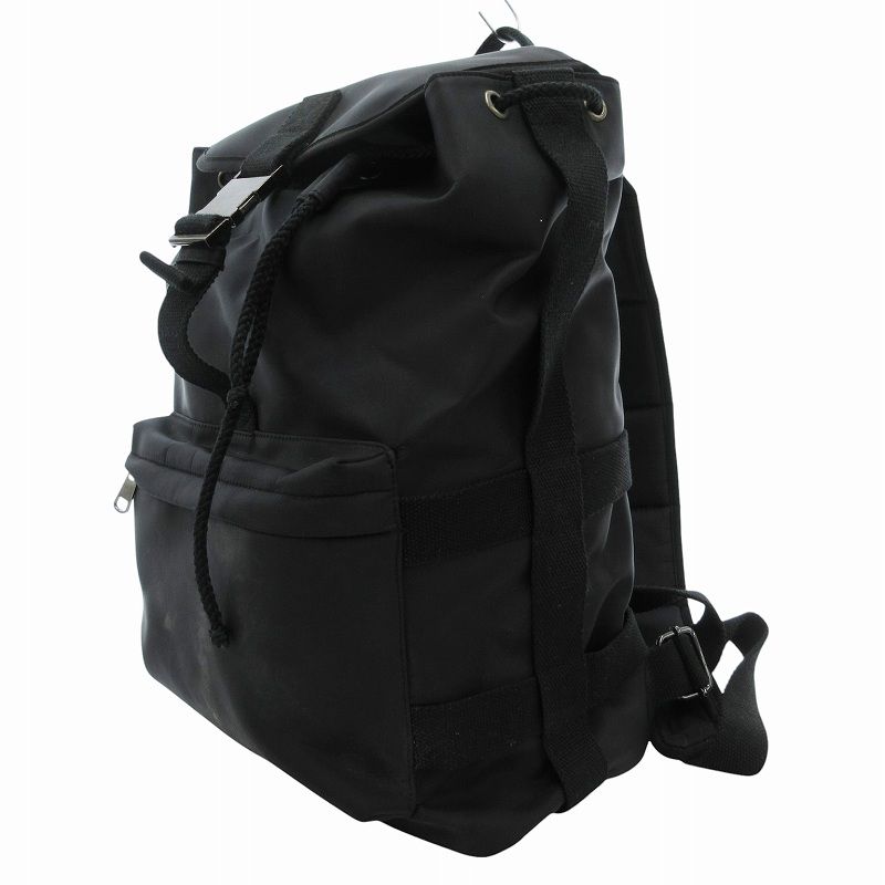 A.P.C. ブラック リュック アーペーセー A.P.C. リュックサック バックパック ナイロン