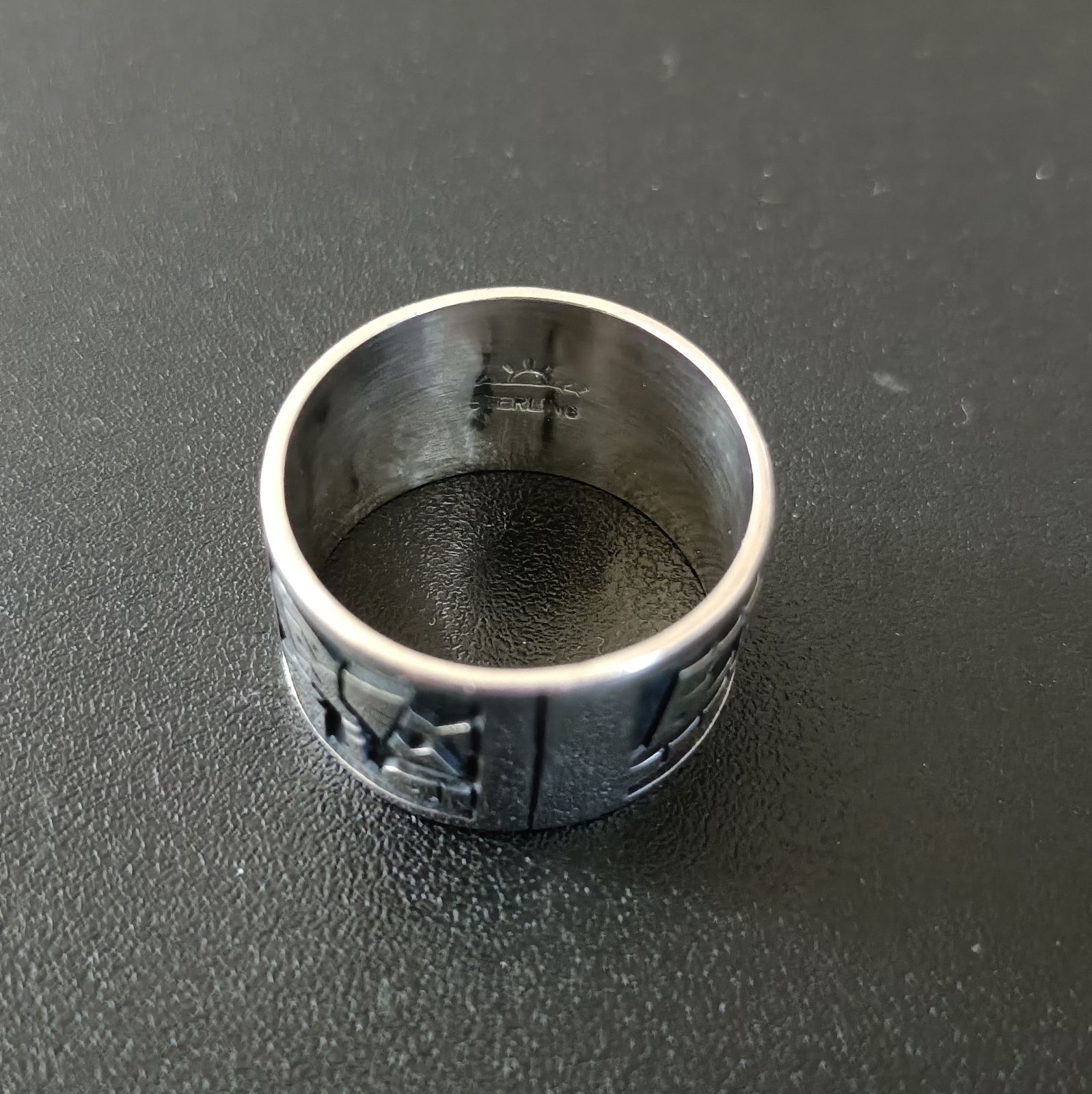 インディアンジュエリー ホピ族 ホピリング STERLING ココペリ