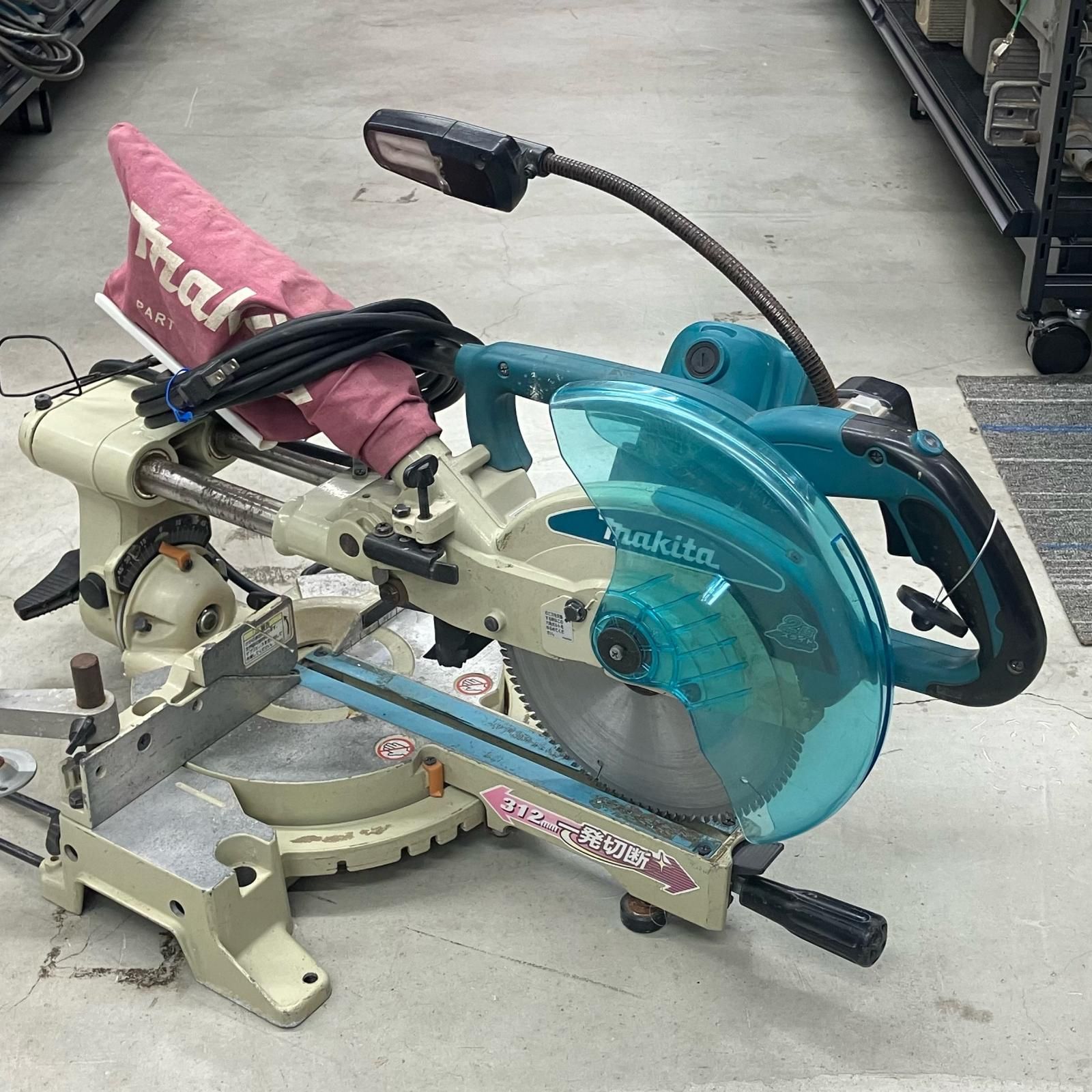 MAKITA マキタ MAKITA スライド丸のこ LS0814F グリーン×ホワイト 