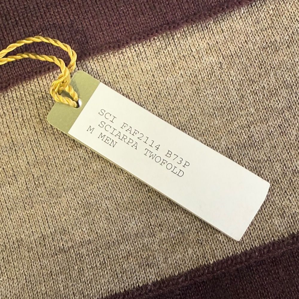 未使用 Loro Piana ロロピアーナ カシミヤ×シルク ダブルフェイス 
