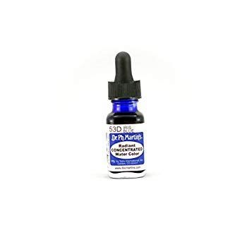 【中古】【非常に良い】Dr. Ph. Martin's Radiant Concentrated Water Color 0.5 oz Iris Blue (53D) wgteh8f