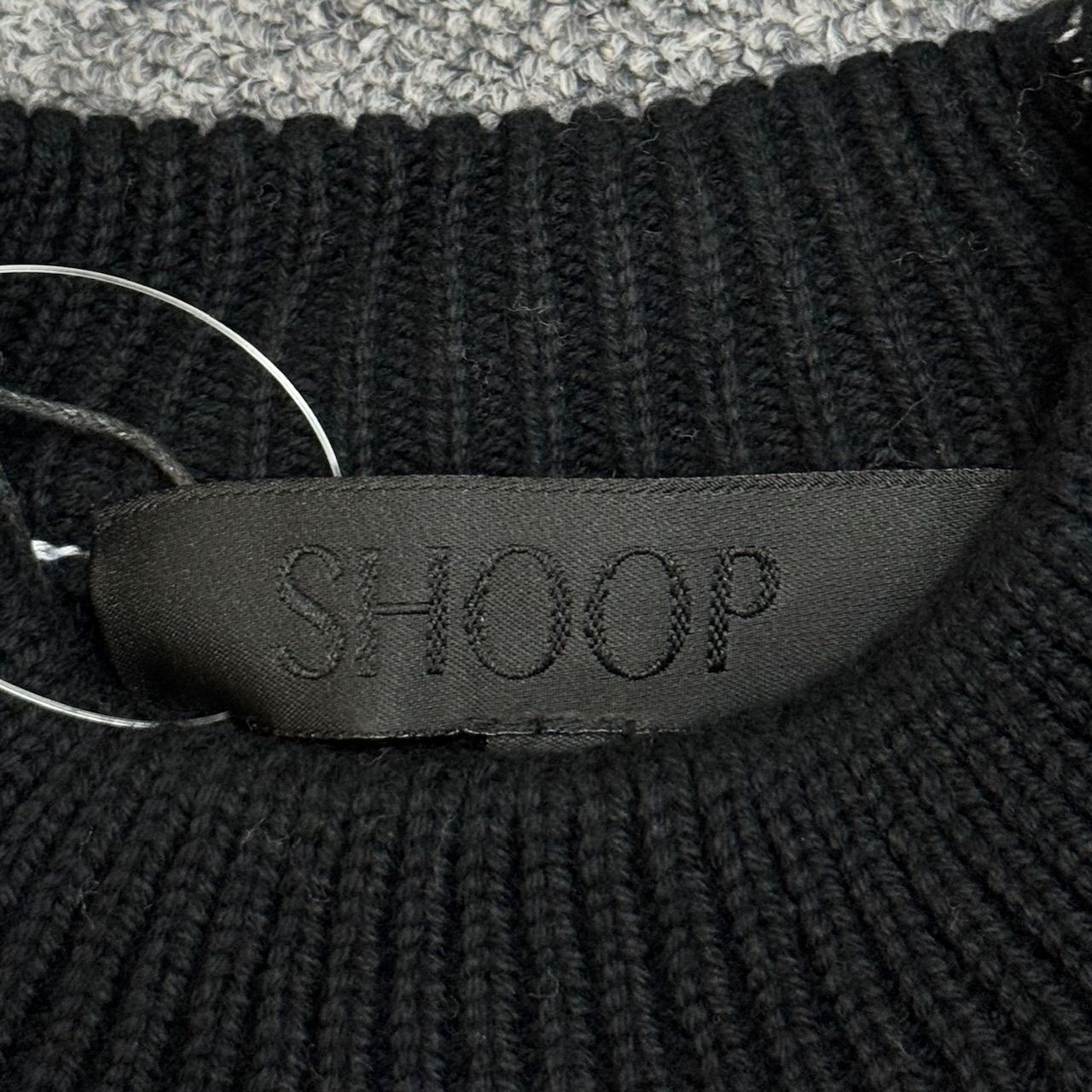 新品 SHOOP 24SS KNITTED HOLE JUMPER SHSS24025 デザイン カシミヤ混 