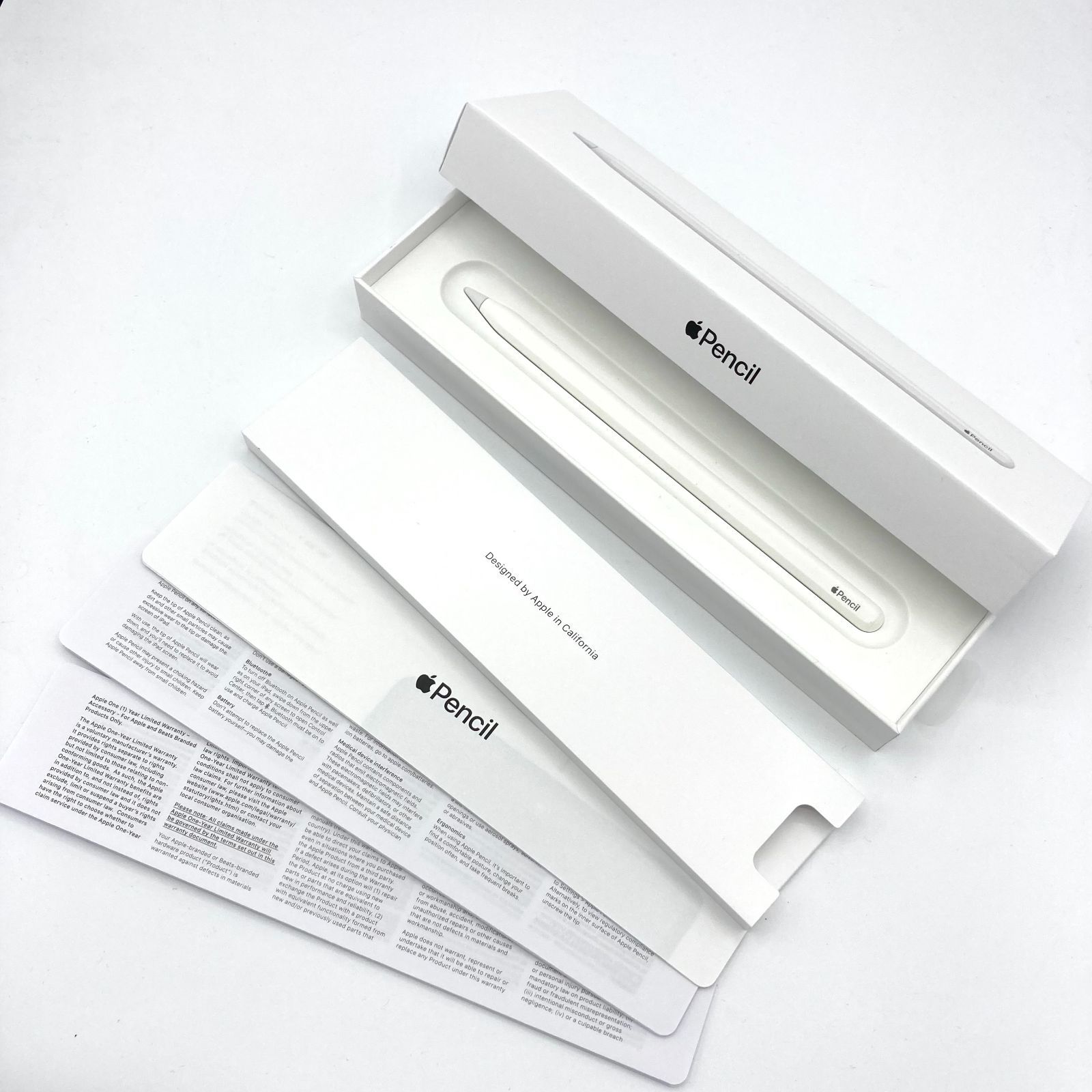 ▽【Aランク】Apple Pencil アップルペンシル 第2世代 MU8F2J/A 箱