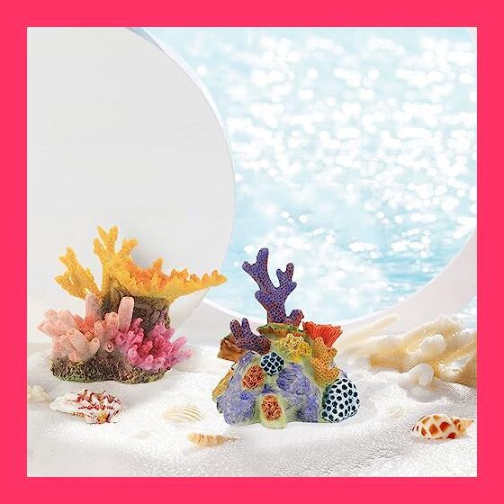 スタッフおすすめ！】HyzaPhix アクアリウム 水槽 オブジェ 2個セット