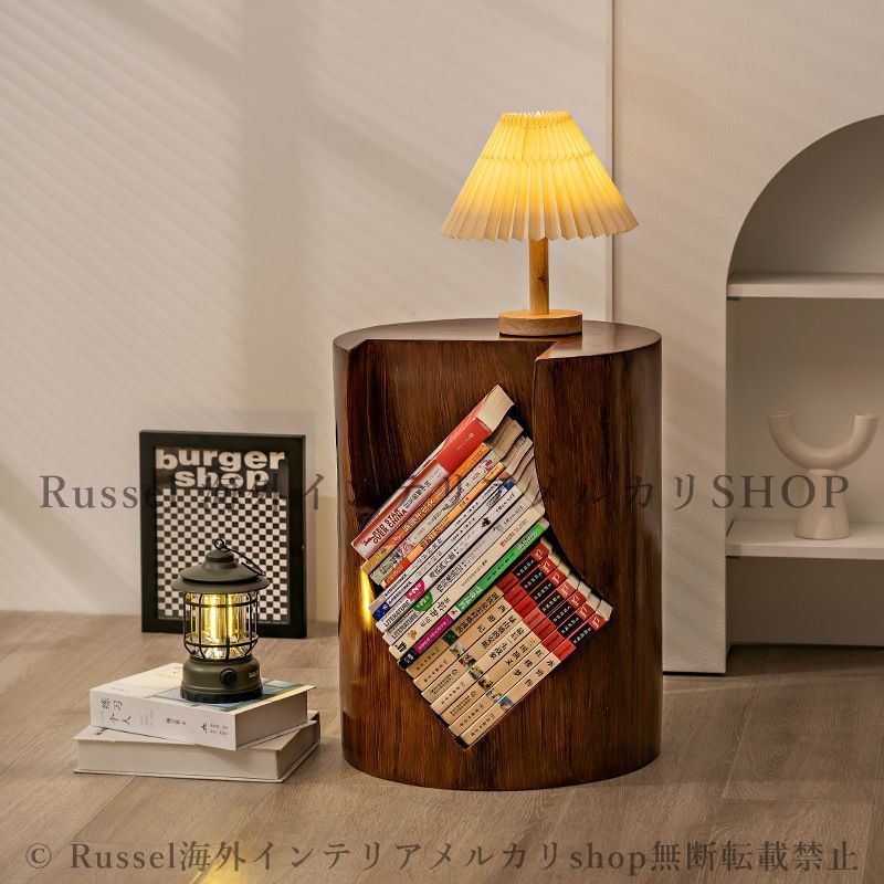 スツール 本棚 北欧 インテリア 切り株型 デザイン おしゃれ かわいい