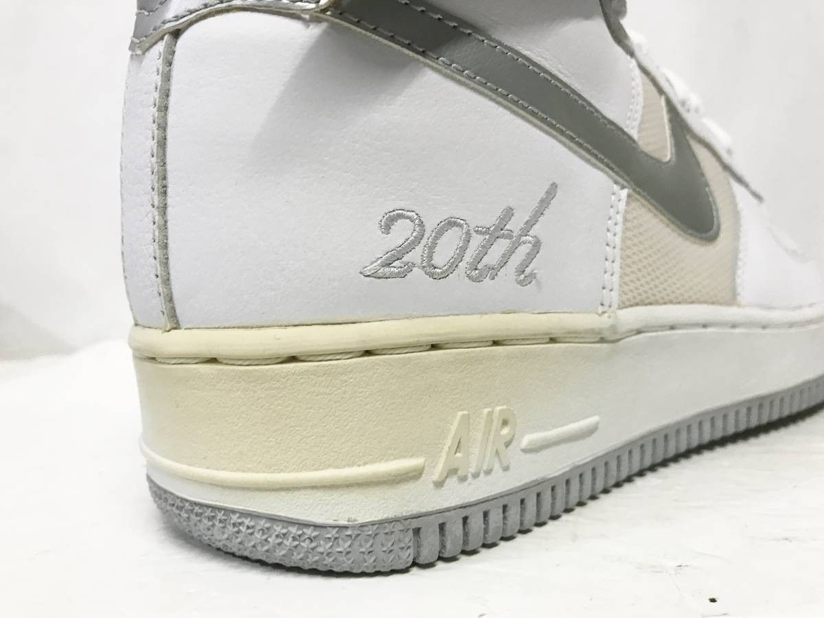 デッドストック 希少 NIKE AIR FORCE1 HIGH L/M 20th US10/28cm ナイキ エアフォース ハイ 20周年 スニーカー  靴 302347-102 - メルカリ