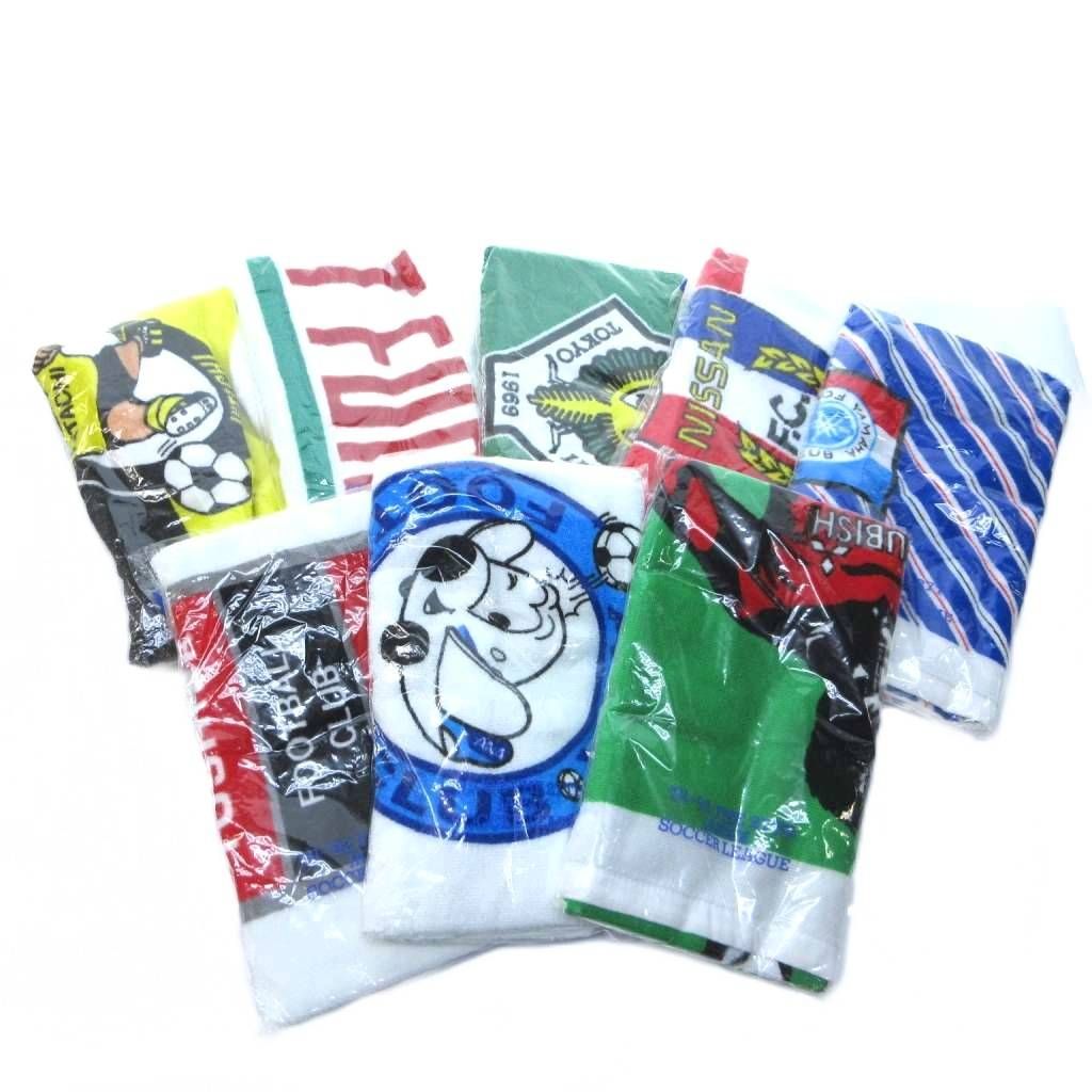 91年-92年 日本サッカーリーグ Jリーグ タオル8点 おまとめ サッカーグッズ 記念品