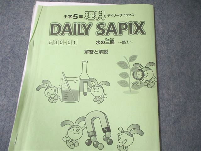 SAPIX 小5 サピックス デイリー/サマー 理科 通年セット 【計45