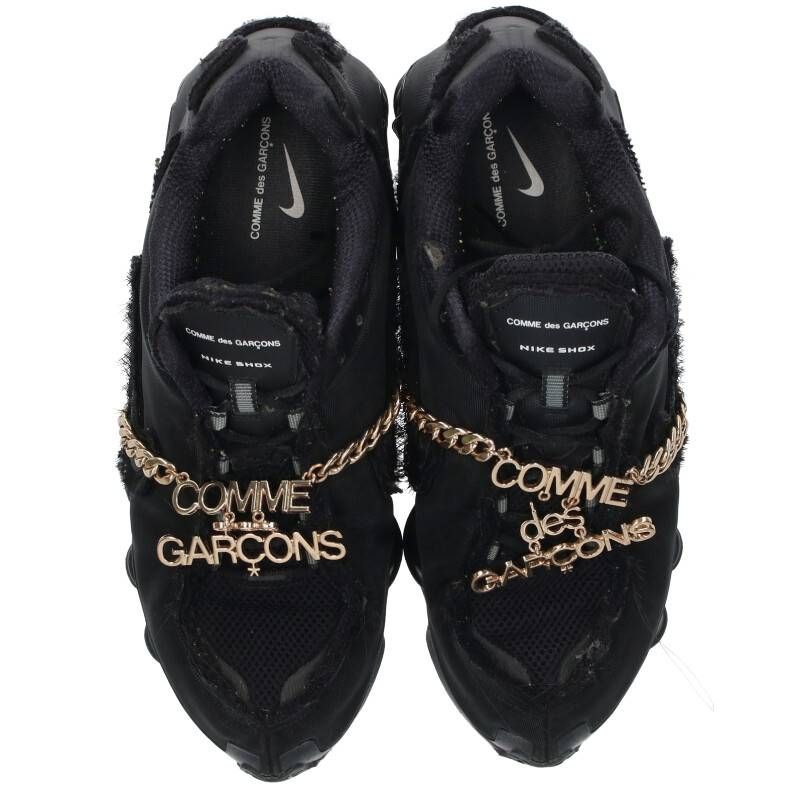 ナイキ ×コムデギャルソン COMME des GARCONS SHOX TL CJ0546-001 ショックスTLチェーンスニーカー レディース  29cm - メルカリ