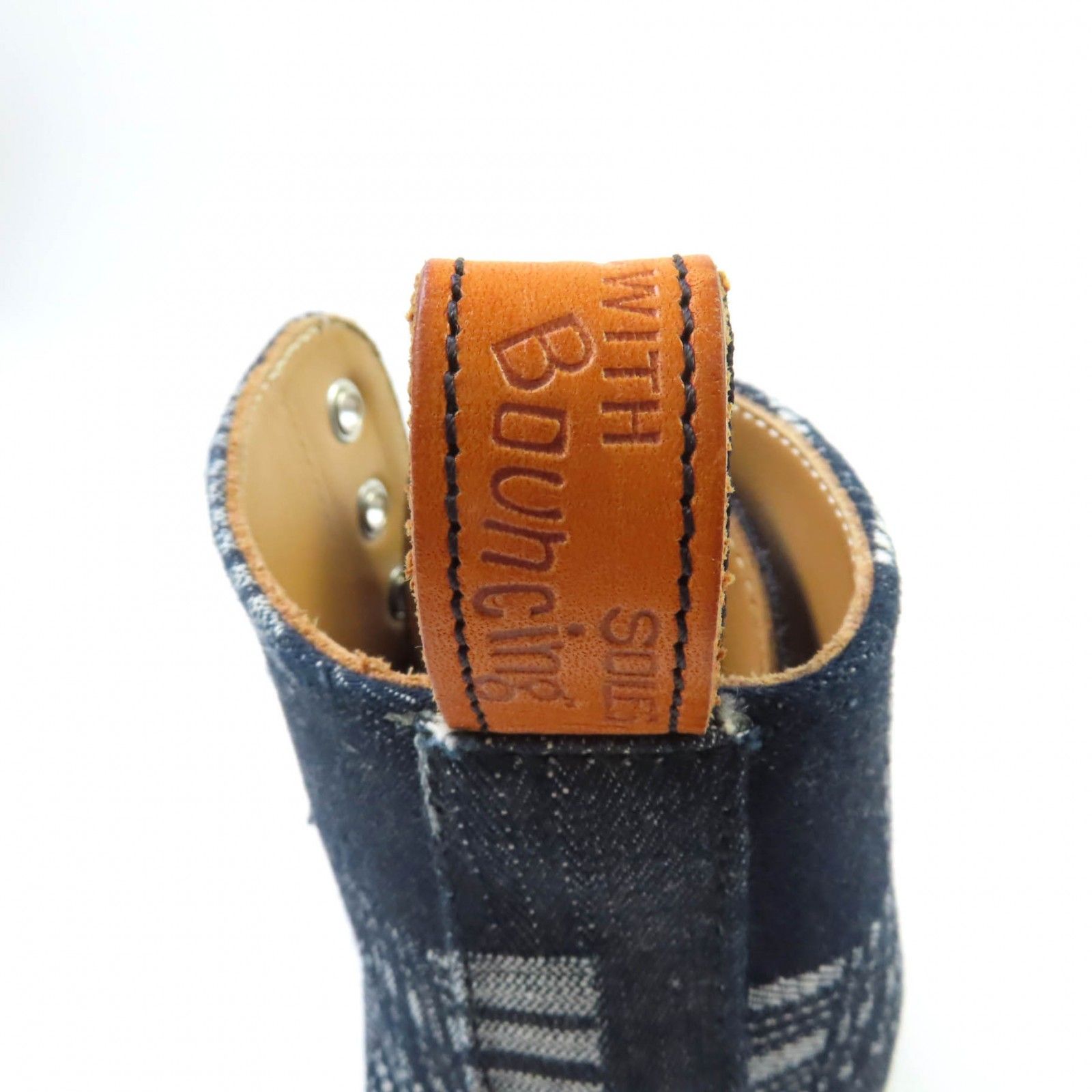 売れ筋 Dr.Martens ドクターマーチン パスカルボロ デニム 8ホール レースアップ ショートブーツ ネイビー UK11 イングランド製 レディース