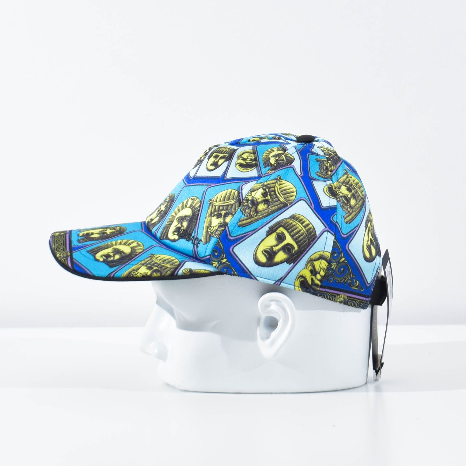 【国内発送】VERSACE コットンキャップ メデューサプリント VERSACE ヴェルサーチ キャップ メデューサ ブラック ホワイト