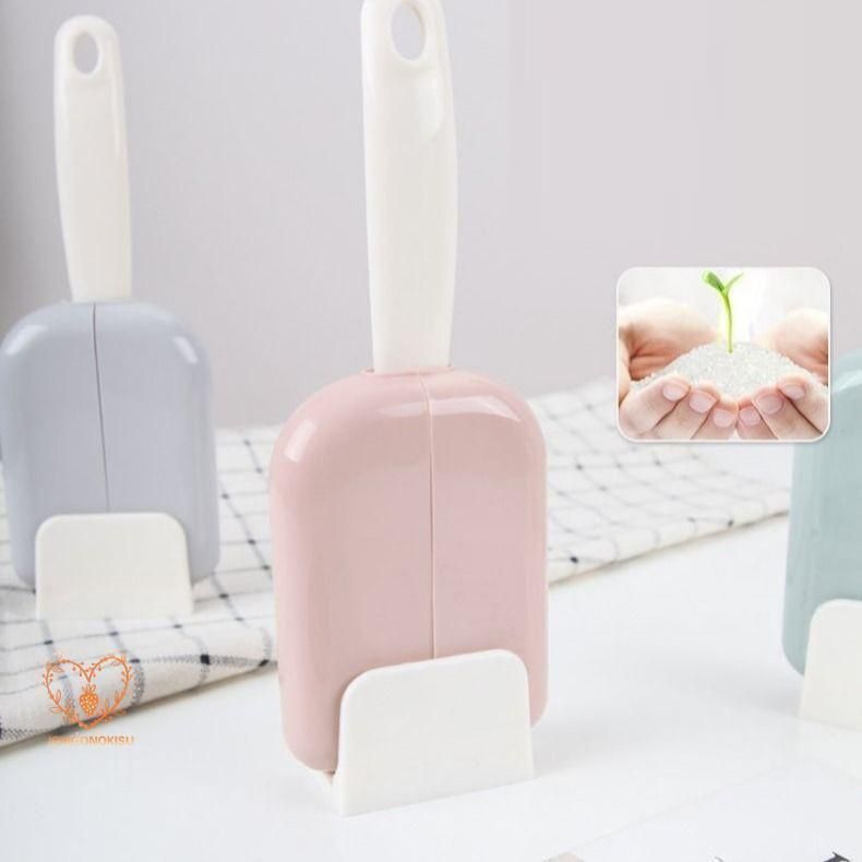 しゃもじ スタンド 立つしゃもじ 自動開閉 しゃもじ立て フタ付 しゃもじ付き しゃもじ 収納 ケース ホルダー カバー 取り外し 食事 ATMAENTERPRISE_COM