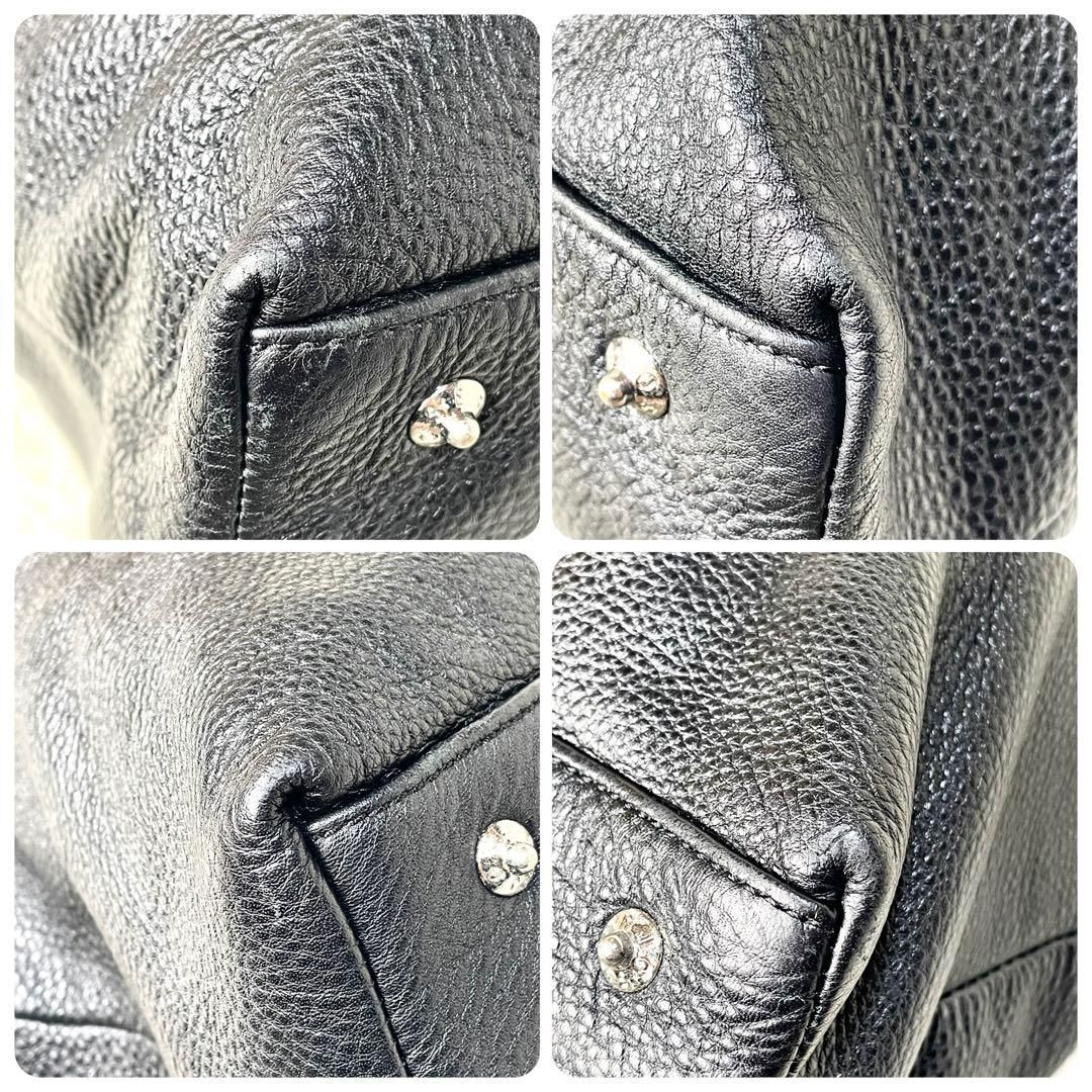 ジョセフ JOSEPH 牛革 シボ革 2way ショルダーバッグ ブラック 黒