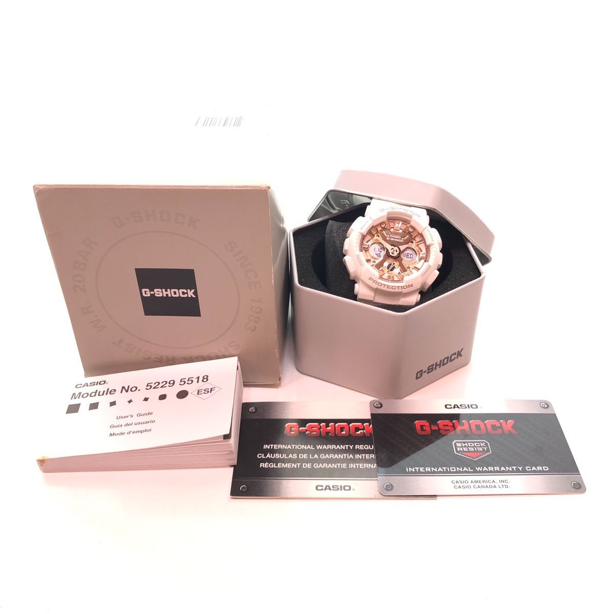 G SHOCK GMA S120MF 5518 WHITE