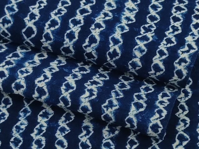 平和屋着物∴夏物 浴衣 有松鳴海絞り よろけ縞 綿 CAAY4650ng