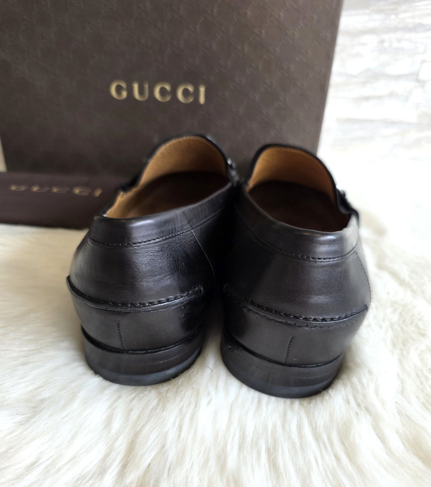 美品　GUCCI グッチ　ホースビットローファー　41 ブラック　シルバー金具 楽天市場】【靴】GUCCI グッチ ホースビット ローファー レザー