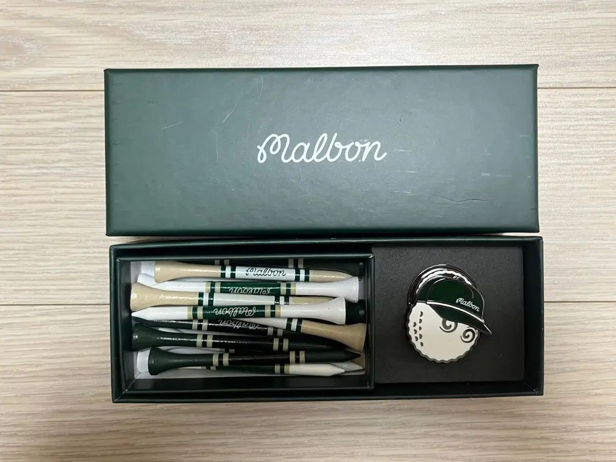 Malbon Golf ボール＆マーカーセット マルボン malbon ゴルフ ボール2