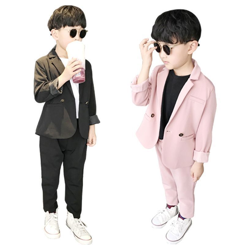 韓国風子供スーツ キッズ スーツ 男の子 フォーマルスーツ 子供服 ベビースーツセット 2点セット ジャケット パンツ フォーマルスーツ カジュアルスーツ 卒園式 入学式 入園式 結婚式 発表会 卒業式 七五三 ピアノ発表会 七五三 kkkwjw