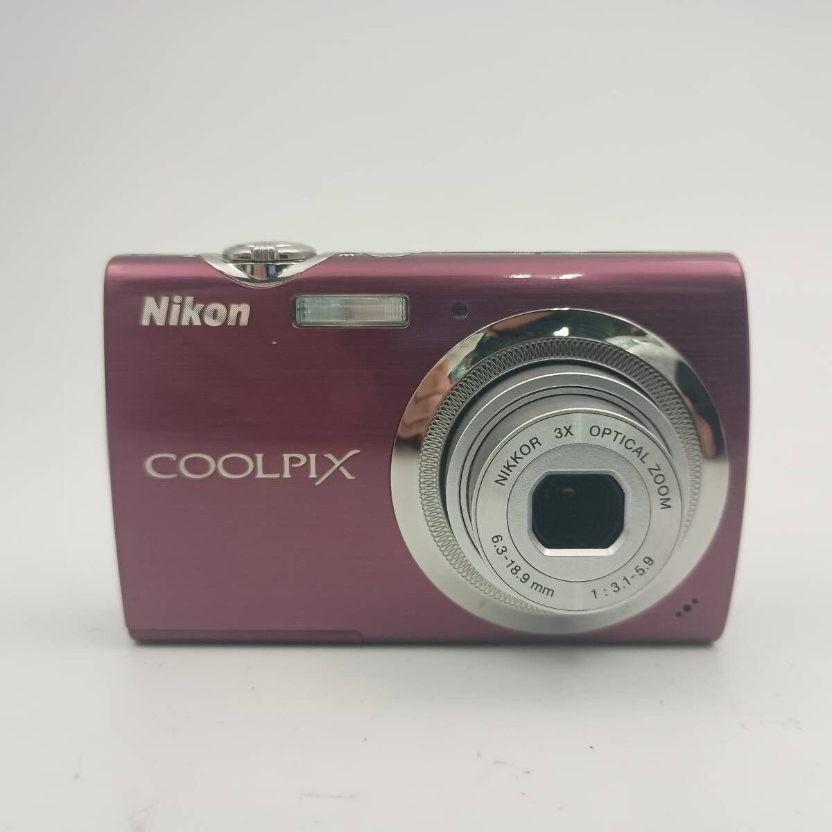 正常動作確認済みデジカメ　Nikon　COOLPIX　S230パープル Nikon Coolpix S230 Compact DIGITAL Camera Purple ニコン