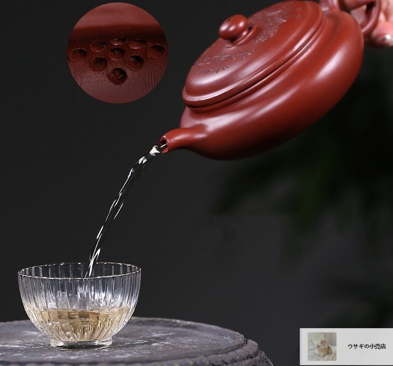 煎茶道具　紫砂　朱泥　漢詩刻　六角煎茶碗　三客　D　R4360 煎茶道具 紫砂 朱泥 漢詩刻 六角煎茶碗 三客 D R4360
