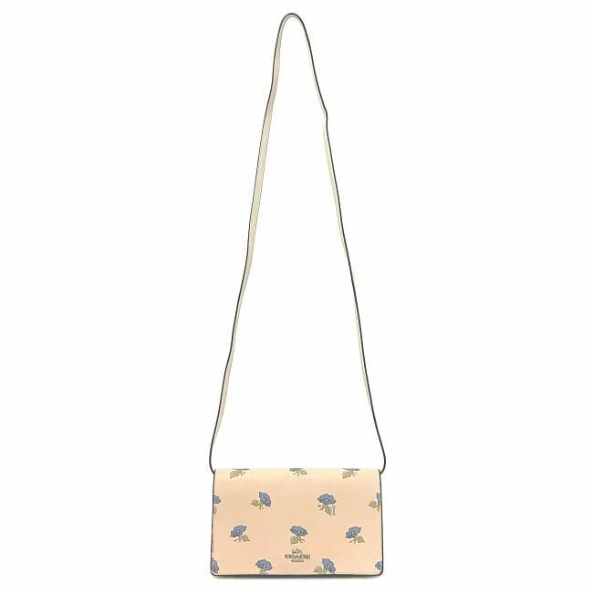 ほぼ新品!COACH ヘイデン フォルドオーバー ショルダーバッグ ベージュ コーチ ショルダーバッグ ヘイデン フォルドオーバー ホワイト