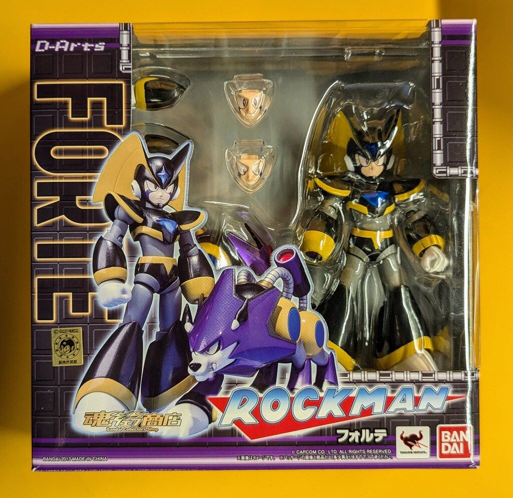 中古品 BANDAI D-Arts ロックマン フォルテ ROCKMAN FORTE 魂ウェブ